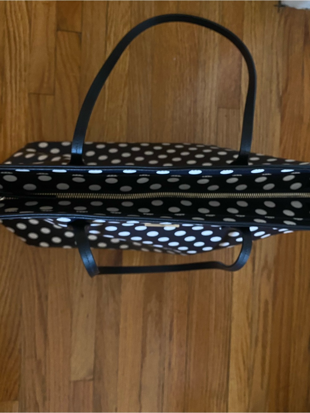 Kate Spade Polka Dot Black and White Tote Bag - Picture 4 of 7
